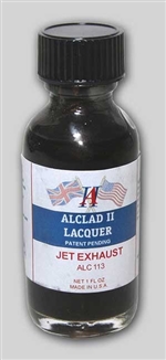 Alclad II Jet Exhaust Lacquer for Plastic 1 oz bottle