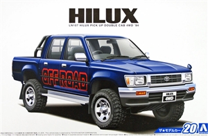 1994 Toyota LN107 Hilux Double Cab 4WD Pickup Truck(1/24) (fs)