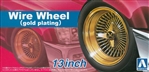 Wire Gold Plating 13 Inch Tire and Wheel Set