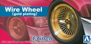 Wire Gold Plating 13 Inch Tire and Wheel Set