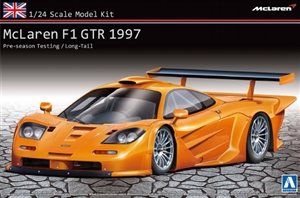 1997 McLaren F1 Long Tail GTR Car with Full Engine Detail (100% New Tooling) (1/24)