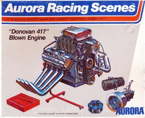 Donovan 417 Blown Engine 'Aurora Racing Scenes' (1/16) (fs) MINT