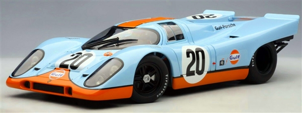 Le Mans Gulf Porsche Racing Steve McQueen Large 18” Reproduction Garage Sign 