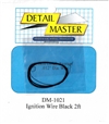 Detail Master Black Ignition Wire (.012") 2 ft for 1/24 & 1/25