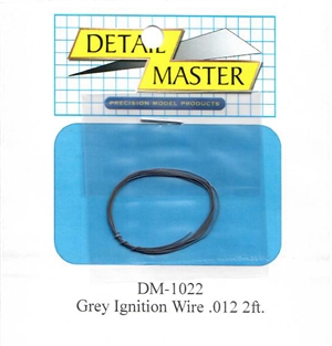 Detail Master Grey Ignition Wire (.012") 2 ft for 1/24 & 1/25