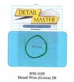 Detail Master Green Detail Wire (.0075") 2 ft for 1/24 & 1/25