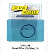 Detail Master Dark Blue Detail Wire (.0075") 2 ft for 1/24 & 1/25