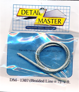 Detail Master Braided Line #7 1 ft (.100") for 1/24 & 1/25