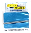 Detail Master Fitting Line #5 (Use with DM-1305) (.060")  3 3" pieces for 1/24 & 1/25