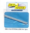Detail Master Fitting Line #6 (Use with DM-1306) (.080")  3 3" pieces for 1/24 & 1/25