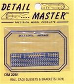 Roll Cage Gussets & Brackets for 1/24 & 1/25