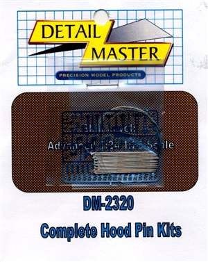 Detail Master Hood Pin Kit (25pc) for 1/24 & 1/25
