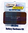 Detail Master Battery Hardware Kit for 1/24 & 1/25