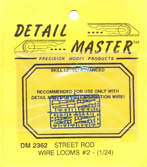 Detail Master Photo Etch Street Rod Wire Looms #2 for 1/24 & 1/25