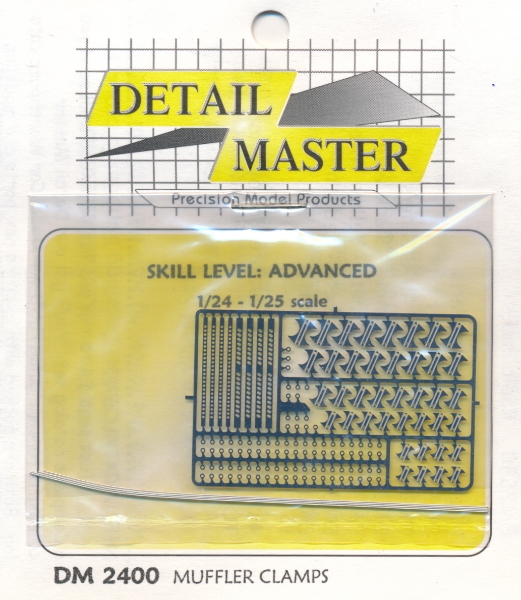 Detail Master 2400 x 1//24-1//25 Muffler Clamps