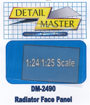 Detail Master Radiator Face Panel for 1/24 & 1/25