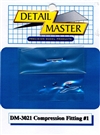 Detail Master Compression Fitting #1 (8pcs) (.022 ") for 1/24 & 1/25