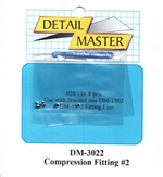 Detail Master Compression Fitting #2 (8pcs) (.025 ") for 1/24 & 1/25