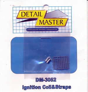 Detail Master Ignition Coil and Straps for 1/24 & 1/25