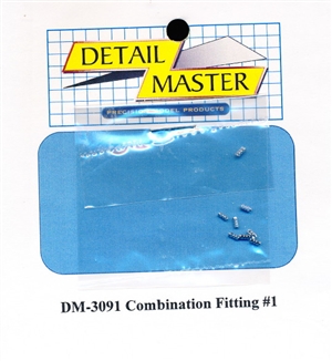 Detail Master Combination Fitting #1 (8pcs) (.022 ") for 1/24 & 1/25