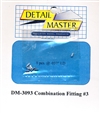 Detail Master Combination Fitting #3 (8pcs) (.037 ") for 1/24 & 1/25