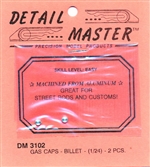 Detail Master Gas Caps (2 pcs) for 1/24 & 1/25 <br><span style="color: rgb(255, 0, 0);">We Found More</span>