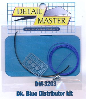 Dark Blue Wired Distributor Kit for 1/24 & 1/25