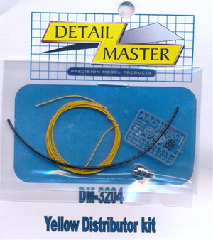 Yellow Wired Distributor Kit for 1/24 & 1/25
