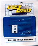 Detail Master 60's Style Tachometer for 1/24 & 1/25 <br><span style="color: rgb(255, 0, 0);">Back in Stock!</span>