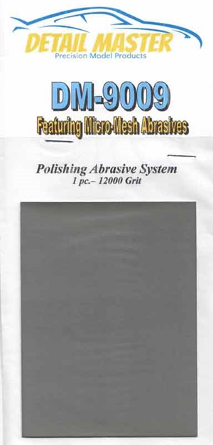 Detail Master Polishing Polishing Abrasive 12000 Grit Sheet