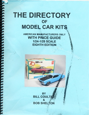 The Directory / Price Guide of 1/25 and 1/24 kits by US manufacturers by Bill Coulter & Bob Shelton Eighth Edition 2020<br><span style="color: rgb(255, 0, 0);">Damaged in Transit</span>