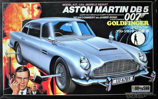 Miniature James Bond Aston Martin DBS Goldfinger - francis