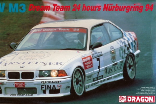 DRAGON 1/24  M3 24h Nürburgring 94 BMW M3 Dream Team 24 Hours Nurburgring 94 (1/24) (fs)