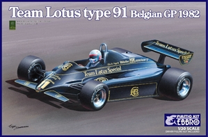 1982 Team Lotus Type 91 Belgian Grand Prix Race Car (1/20) (fs)