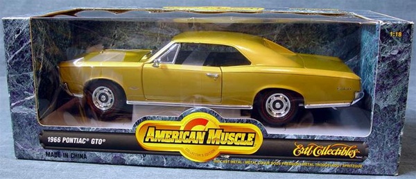 Details about   2002 Muscle Machines ‘66 Pontiac GTO gold 1:18 Die Cast Metal Steel Fuel Lines 