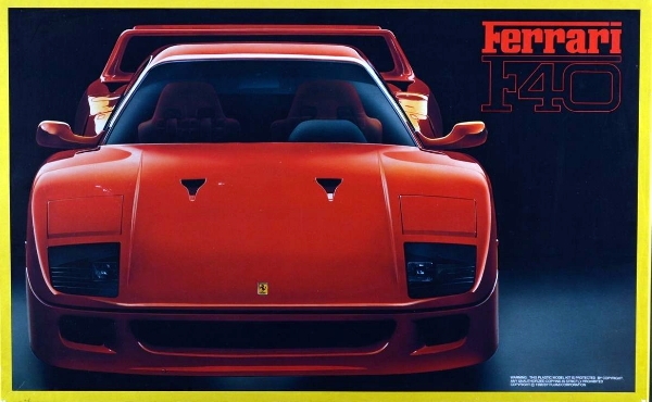 *Fujimi model 1/24 real Sports Car Series No.114 Ferrari F40 LM Model Car