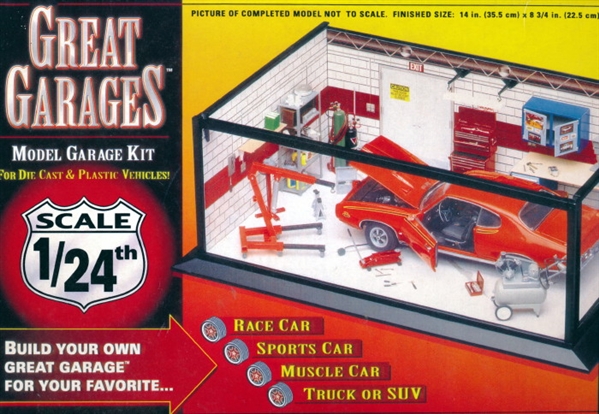 Toy Garage Self Adhesive Poster set Hobby's Model 