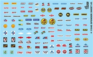 Racing Contingency Sponsor Decal Sheet # 3 (1/25 or 1/24)