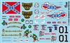 Bubba's Southern Favorites "General Lee, Stars and Bars,  Cajun Chicken and More" Decal (1/25 or 1/24)