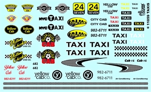 Taxi Markings Gofer Racing Decal (1/25 or 1/24)