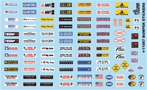 2020 "Bumper Stickers" Gofer Racing Decal (1/25 or 1/24)