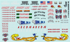 Gassers # 2 Gofer Decals (1/25 or 1/24)