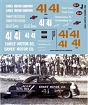 Gofer Racing Curtis Turner 1950 Oldsmobile Decal Sheet (1/25)