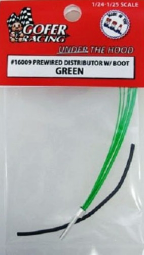 A Pre-Wired Distributor Green Wiring with Plug Boot Material (1:24-1:25)