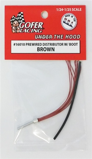 A Pre-Wired Distributor Brown Wiring with Plug Boot Material (1:24-1:25)