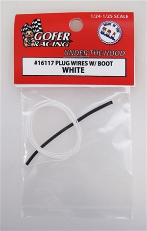 Engine Plug Wiring with Plug Boot Material (1:24-1:25) "White"