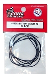 Battery Cables (1:24-1:25) "Black" Modern Era Cables