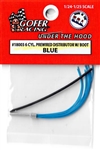 Blue 6 Cylinder Pre-Wired Distributor Wiring with Plug Boot Material (1:24-1:25)