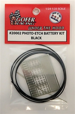 Photo Etch Battery Kit Black (1:24-1:25)