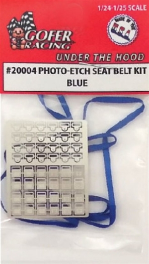 Photo Etch Seat Belts with Blue Ribbon Belts  (1:24-1:25)